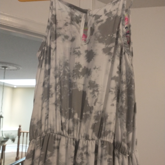 Justice Gray Tie Dye Dress Skort - Picture 3 of 4